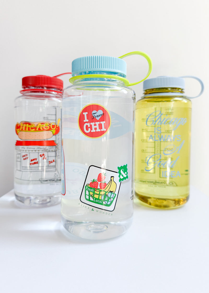 Summertime Chi Patches Nalgene 32oz - Clear