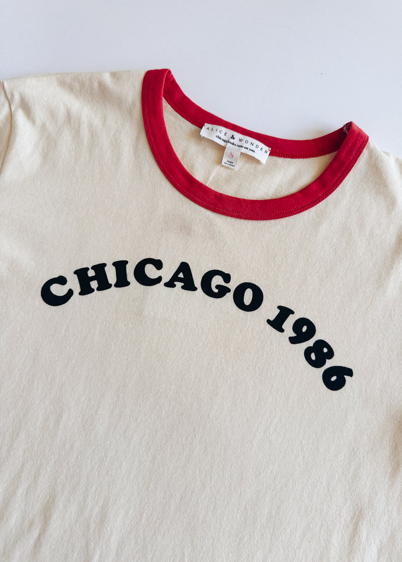 Chicago '86 Ringer Tee