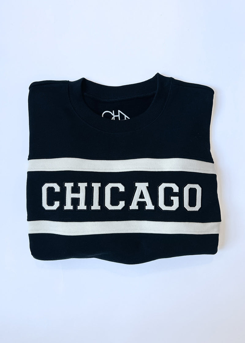 Chicago Rugby Crewneck - Black