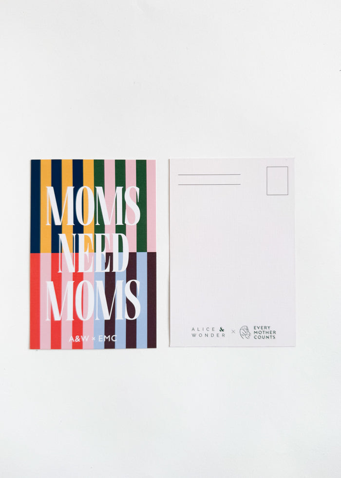 Moms Need Moms Postcard