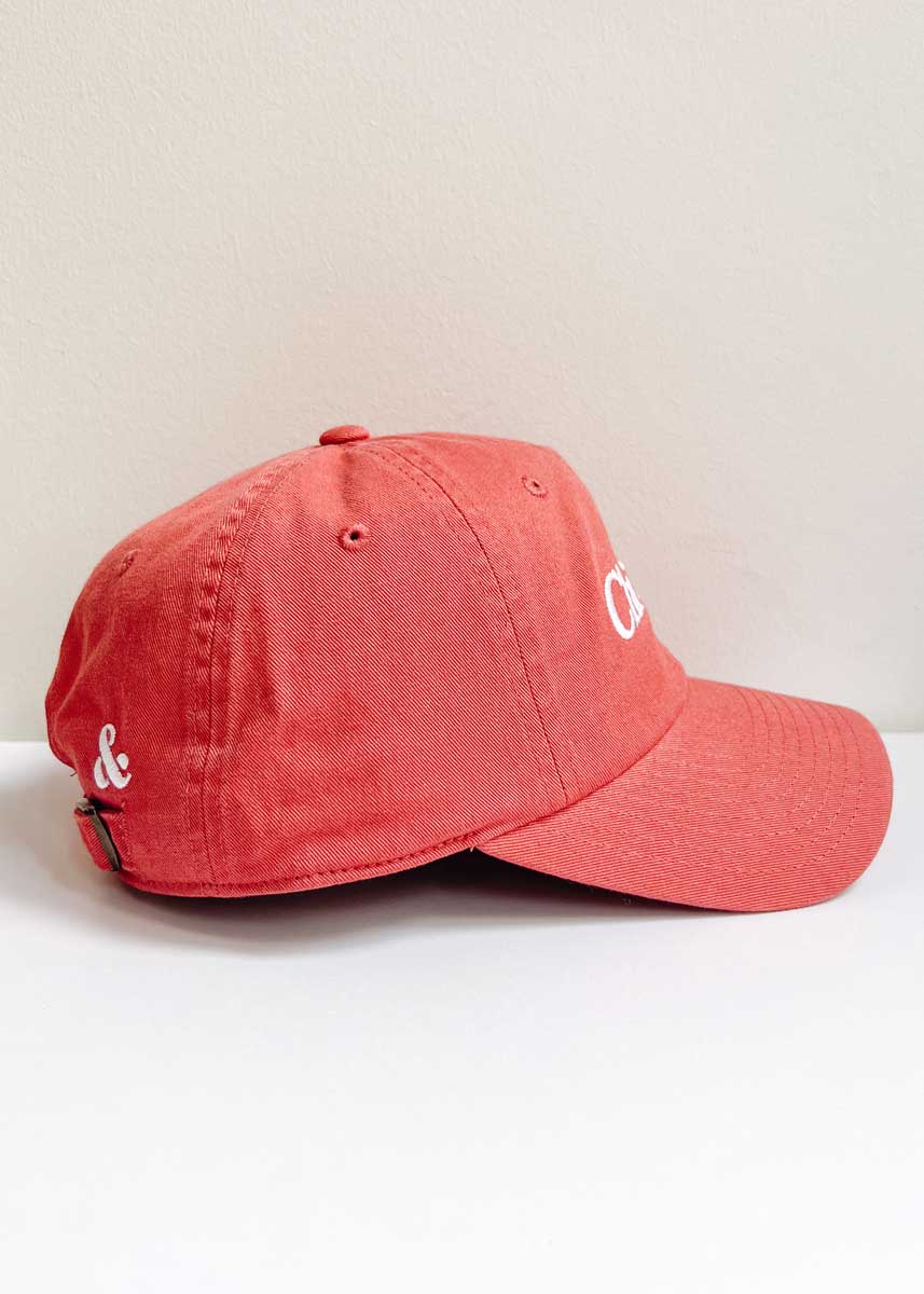 Chi City Dad Hat - Washed Red
