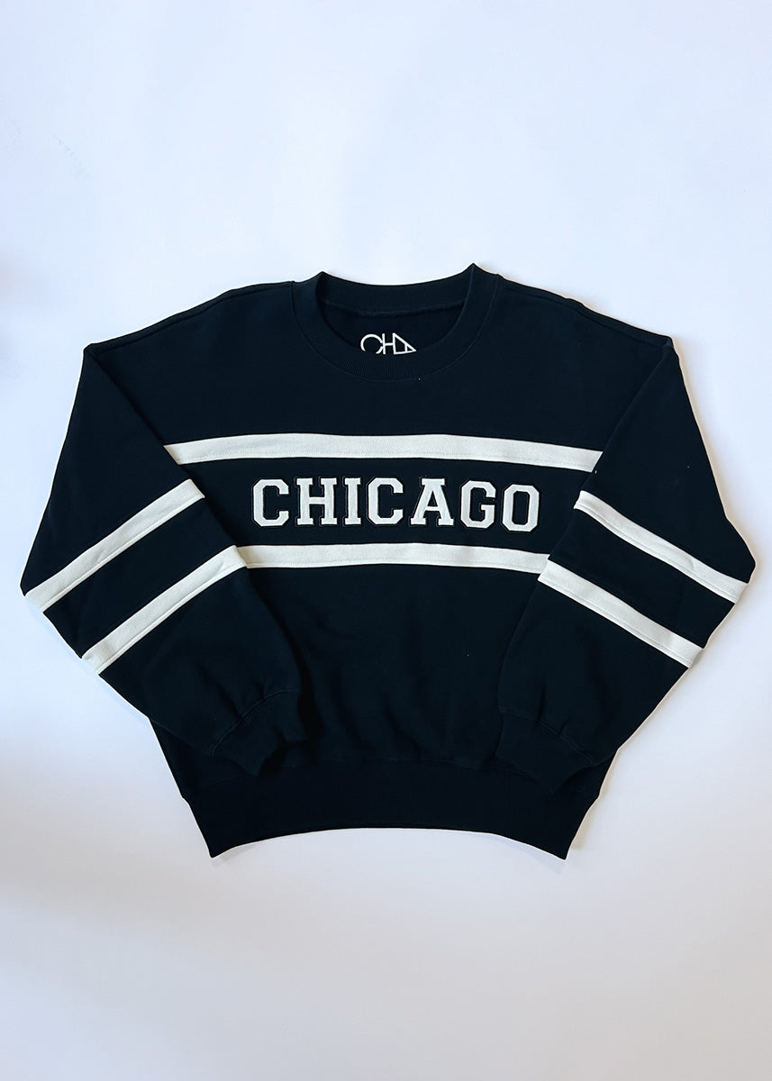 Chicago Rugby Crewneck - Black