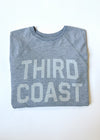 Third Coast Classic Crew Sweatshirt - Heather Grey & White