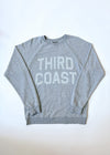 Third Coast Classic Crew Sweatshirt - Heather Grey & White