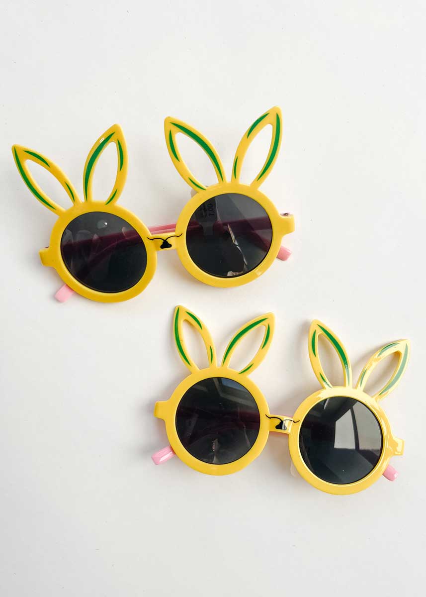 Kids Bunny Sunglasses - Yellow