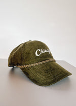 Toddler Chicago Cord Hat - Olive