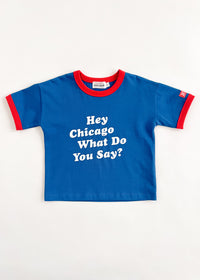 Hey Chicago Oversized Ringer Tee
