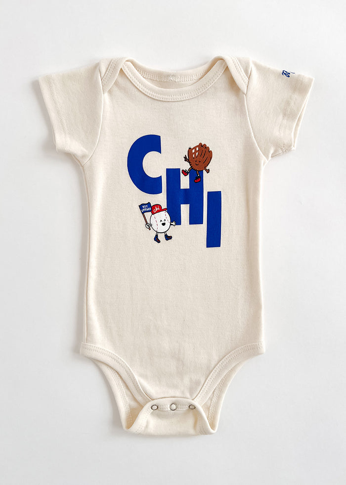 Chi Baseball Game Day Buddies Onesie