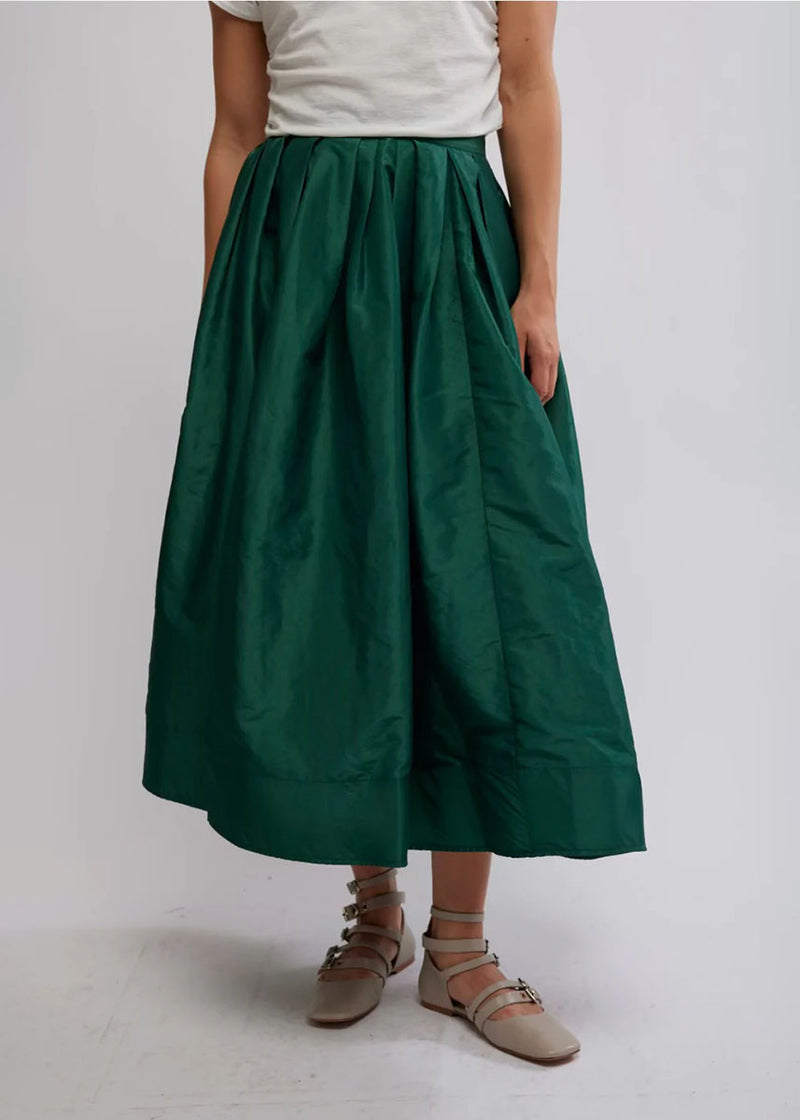 Emilia Full Skirt - Uncut Emerald