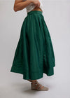 Emilia Full Skirt - Uncut Emerald