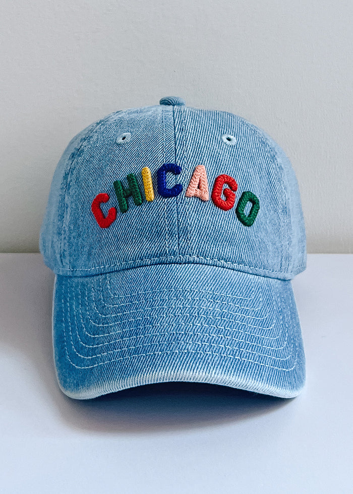 Youth Sweet Home Chicago Baseball Hat - Denim