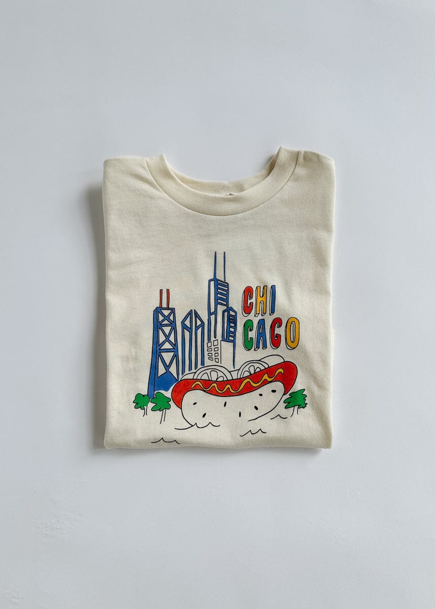 Chicago Fun Toddler Tee - Natural