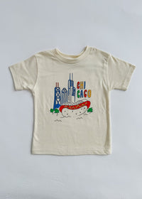 Chicago Fun Toddler Tee - Natural