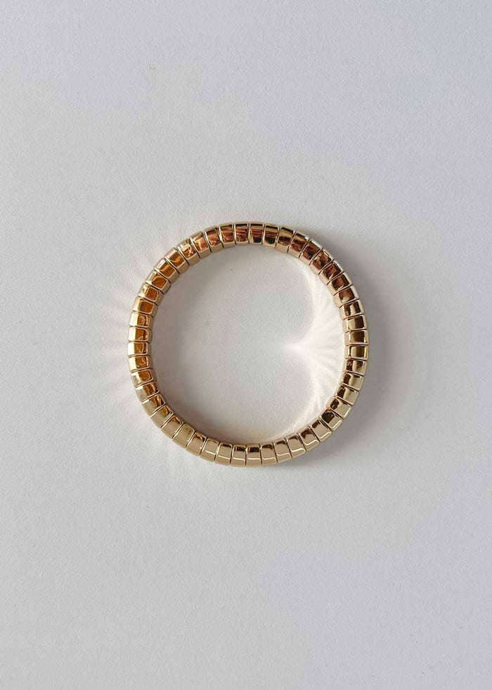 Rounded Single Bracelet - Goldie