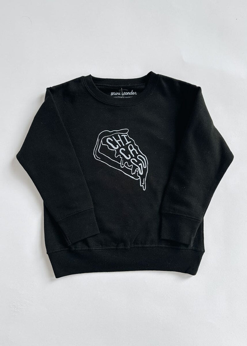 Deep Dish Toddler Sweatshirt - Black