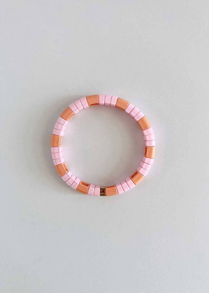 Rounded Single Bracelet - Apricot