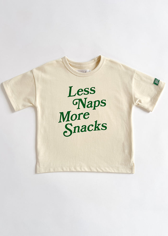 Less Naps More Snacks Oversized Tee