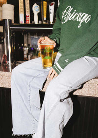 Chicago Green River Pint Glass