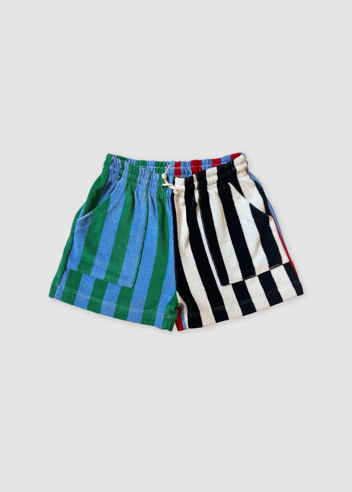 Terry Striped Shorts