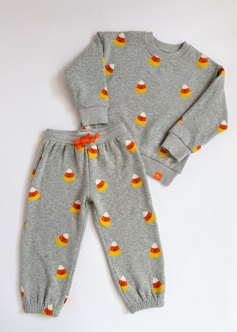 Candy Corn Sweatsuit Set