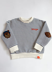 Chicago Football Striped Patch Sweatshirt