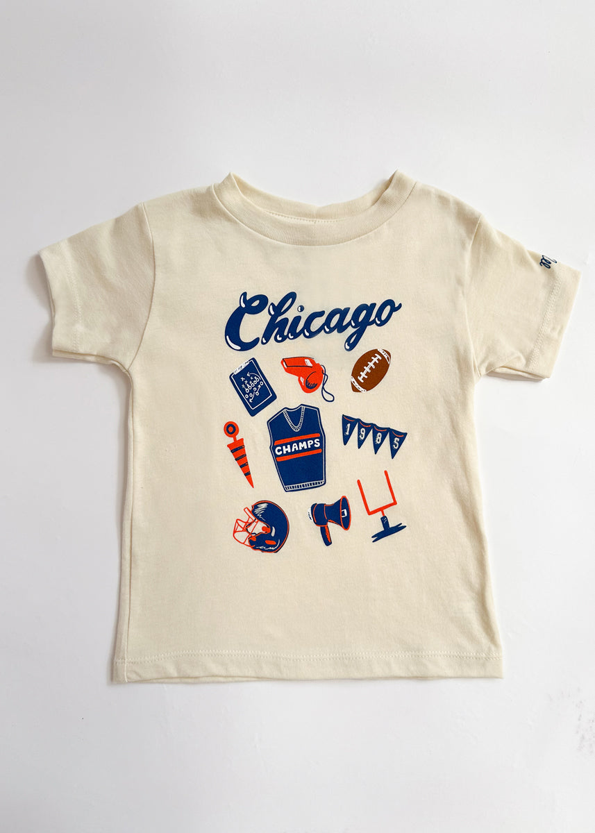 Chicago Football Icons Toddler Tee