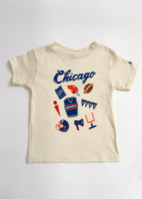 Chicago Football Icons Toddler Tee