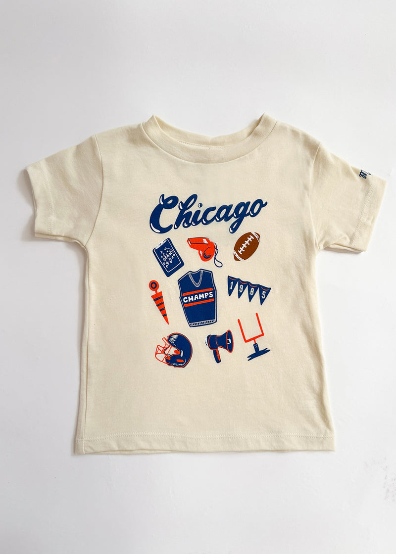 Chicago Football Icons Toddler Tee