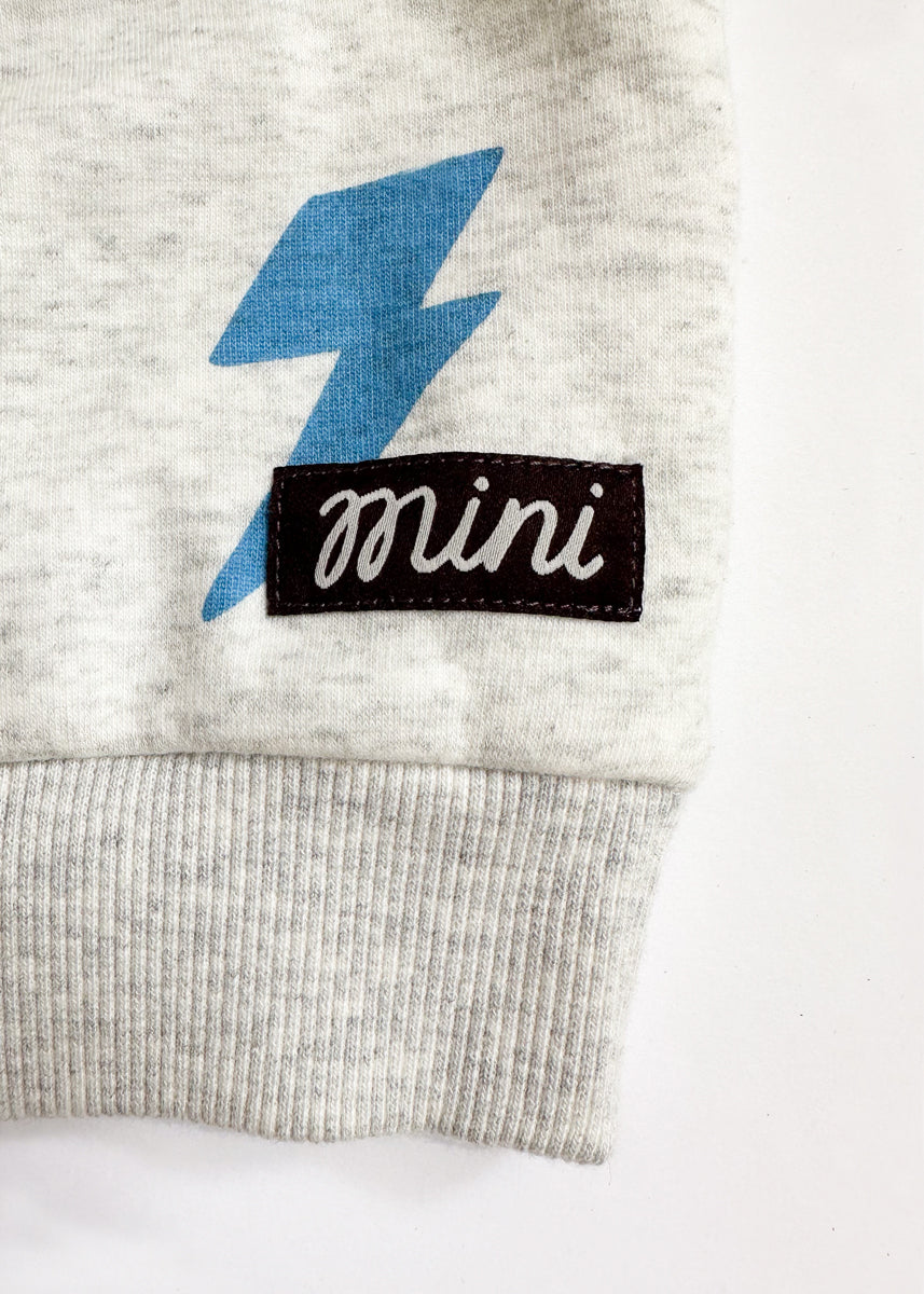 Lightning Bolt Sweatsuit Set - Blue