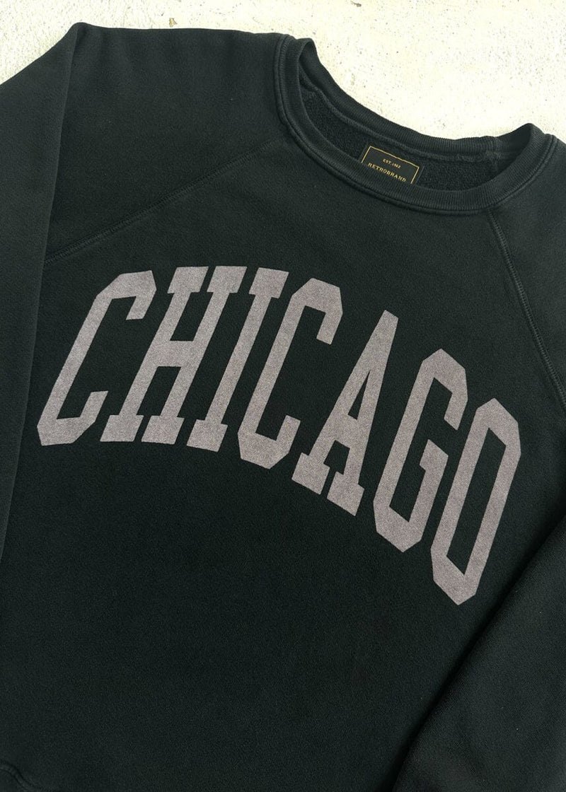 Chicago Classic Crew Sweatshirt - Vintage Black