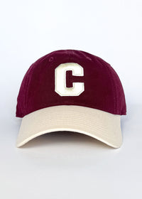 C Is For Chicago 2-Tone Dad Hat - Burgundy