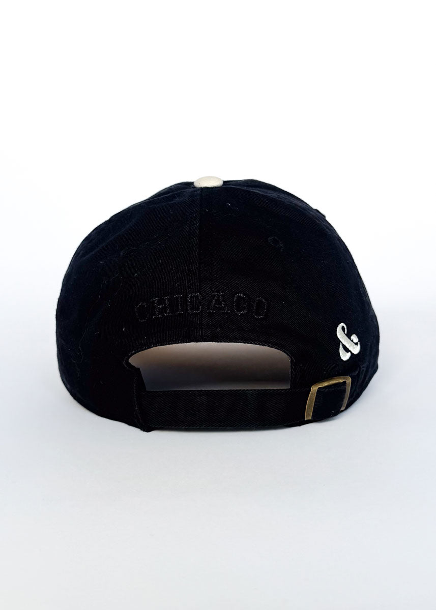 C Is For Chicago 2-Tone Dad Hat - Black