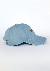 Chicago. Dad Hat - Denim & Chocolate