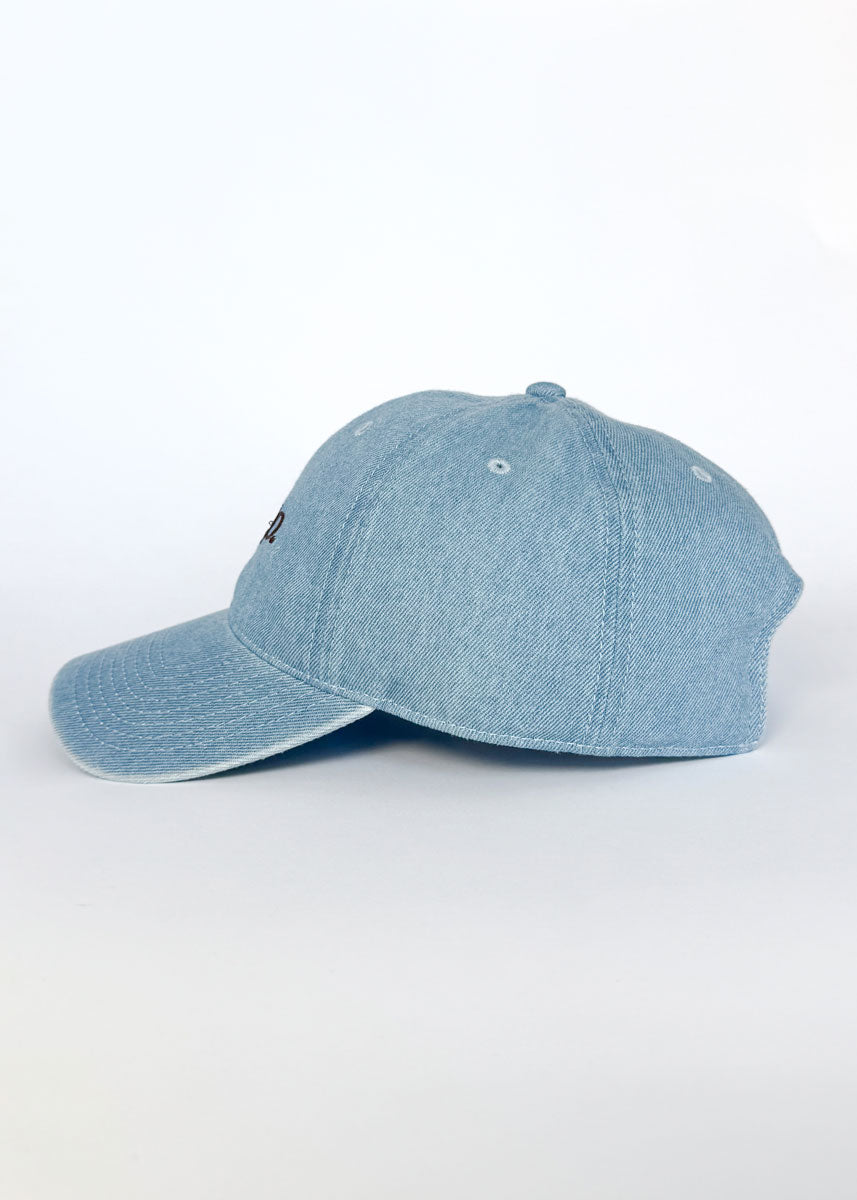 Chicago. Dad Hat - Denim & Chocolate