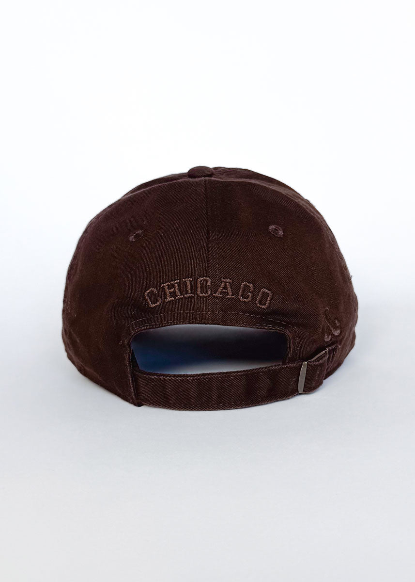 C Is For Chicago Dad Hat - Chocolate