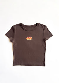 Chicago Dog Baby Tee - Brown