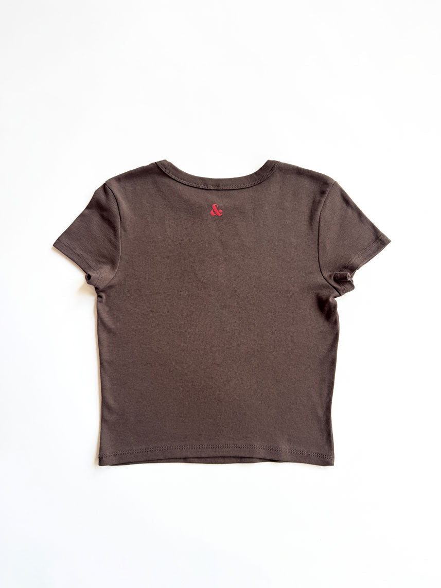 Chicago Dog Baby Tee - Brown