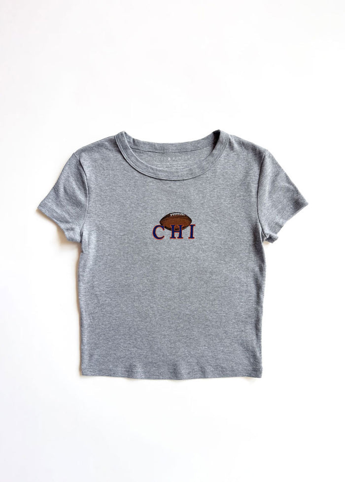 Chi Football Baby Tee