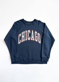 Chicago Classic Crew Sweatshirt - Vintage Navy