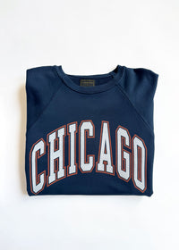 Chicago Classic Crew Sweatshirt - Vintage Navy