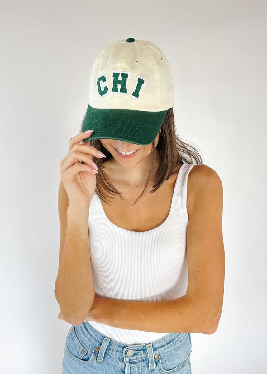 Chi 2-Tone Baseball Cap - Dark Green