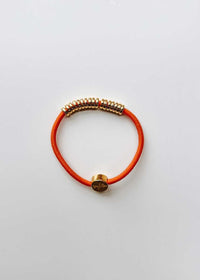By Lilla Elastic Hairtie Bracelets - Gold Disc