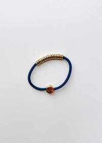 By Lilla Elastic Hairtie Bracelets - Gold Disc