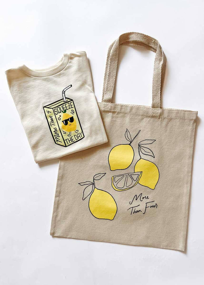 More Than Four Lemon Tote Bag