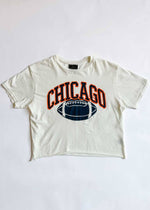 Chicago Football Vintage Crop T-Shirt