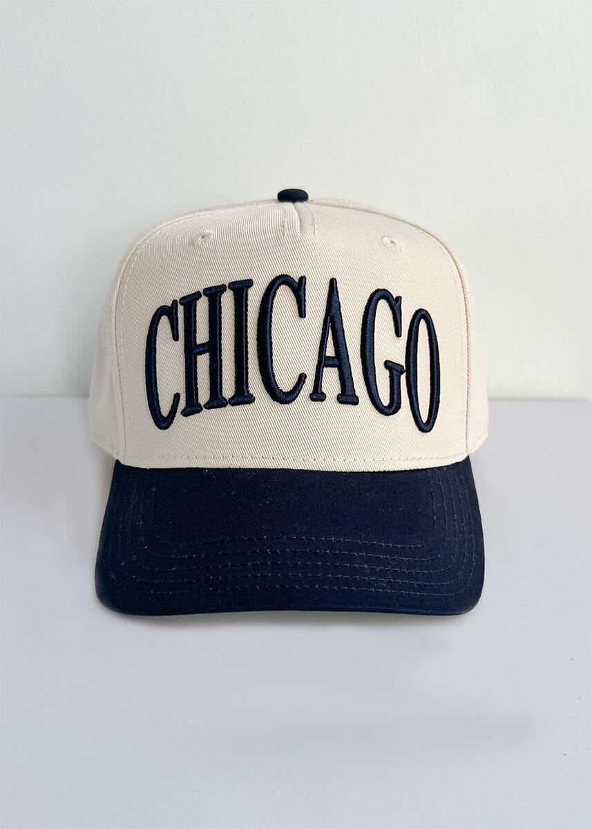 Chicago Puff Baseball Cap - Navy