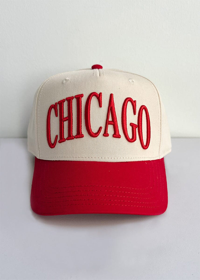 Chicago Puff Baseball Cap - Red