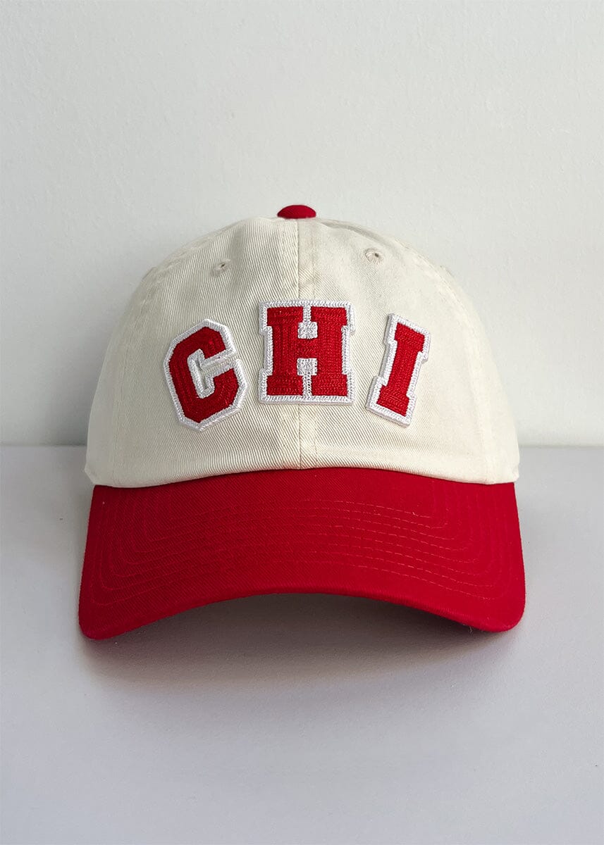 Chi 2-Tone Baseball Cap - Red