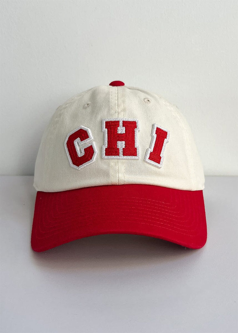 Chi 2-Tone Baseball Cap - Red