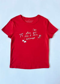 Love You Like I Love Chicago Baby Tee